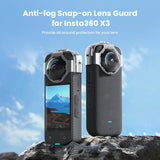 Amagisn Protective Lens Guard for Insta360 X3 Camera - Lens Guard+Case - Side View