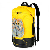 Waterproof Outdoor Stream Tracing Backpack Black 16L - Yellow-36L