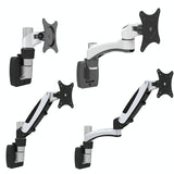 Adjustable Monitor Slide Rail Bracket for Easy Lifting and Rotation - Side View