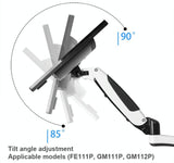 Adjustable Monitor Slide Rail Bracket for Easy Lifting and Rotation - 45-Degree Angle