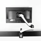 Adjustable Monitor Slide Rail Bracket for Easy Lifting and Rotation - Low Angle