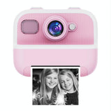 Blue Children'S Thermal Camera With Dual-Camera 1080P Hd 2400W Pixel 2.4-Inch Display - Purple - Front View