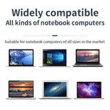 Foldable Aluminum Laptop Stand with Heat Dissipation - Close-Up Angle