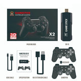 Wireless 4K Hd Tv Game Console With 30 000 Games - 64Gb Storage - Front View