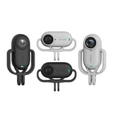 Amagisn Silicone Case for Insta360 Go 3 Camera - Horizontal - Horizontal Black