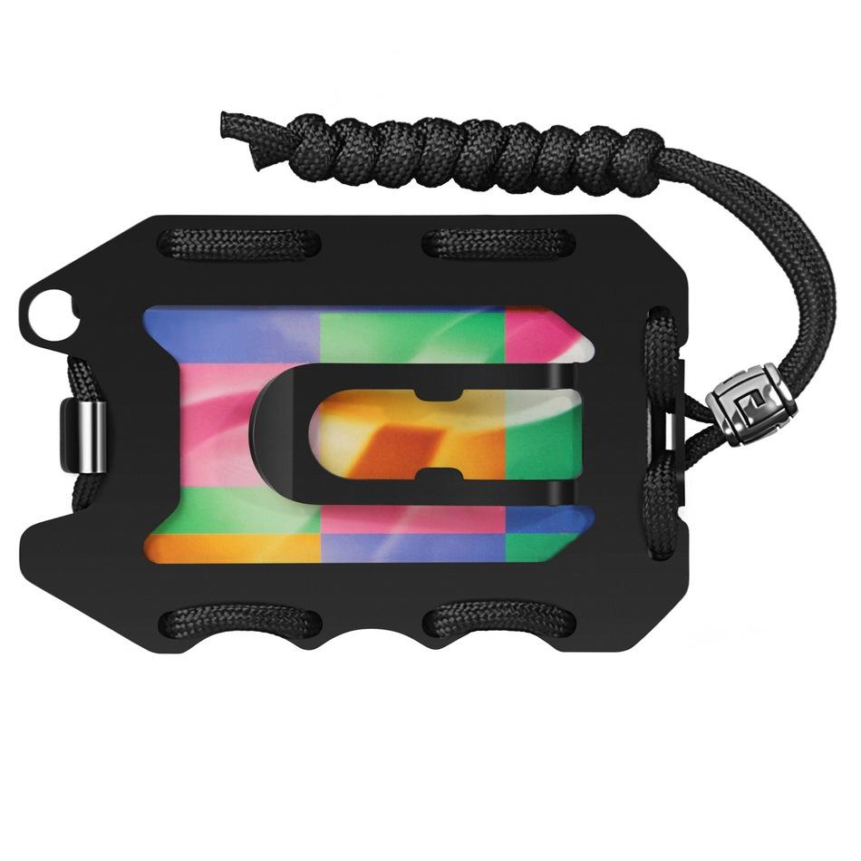 Rfid Metal Card Holder With Bottle Opener Blue