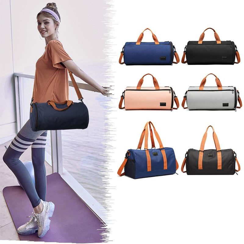 Blue Waterproof Gym Bag with Wet / Dry Separation - 9921 Gray