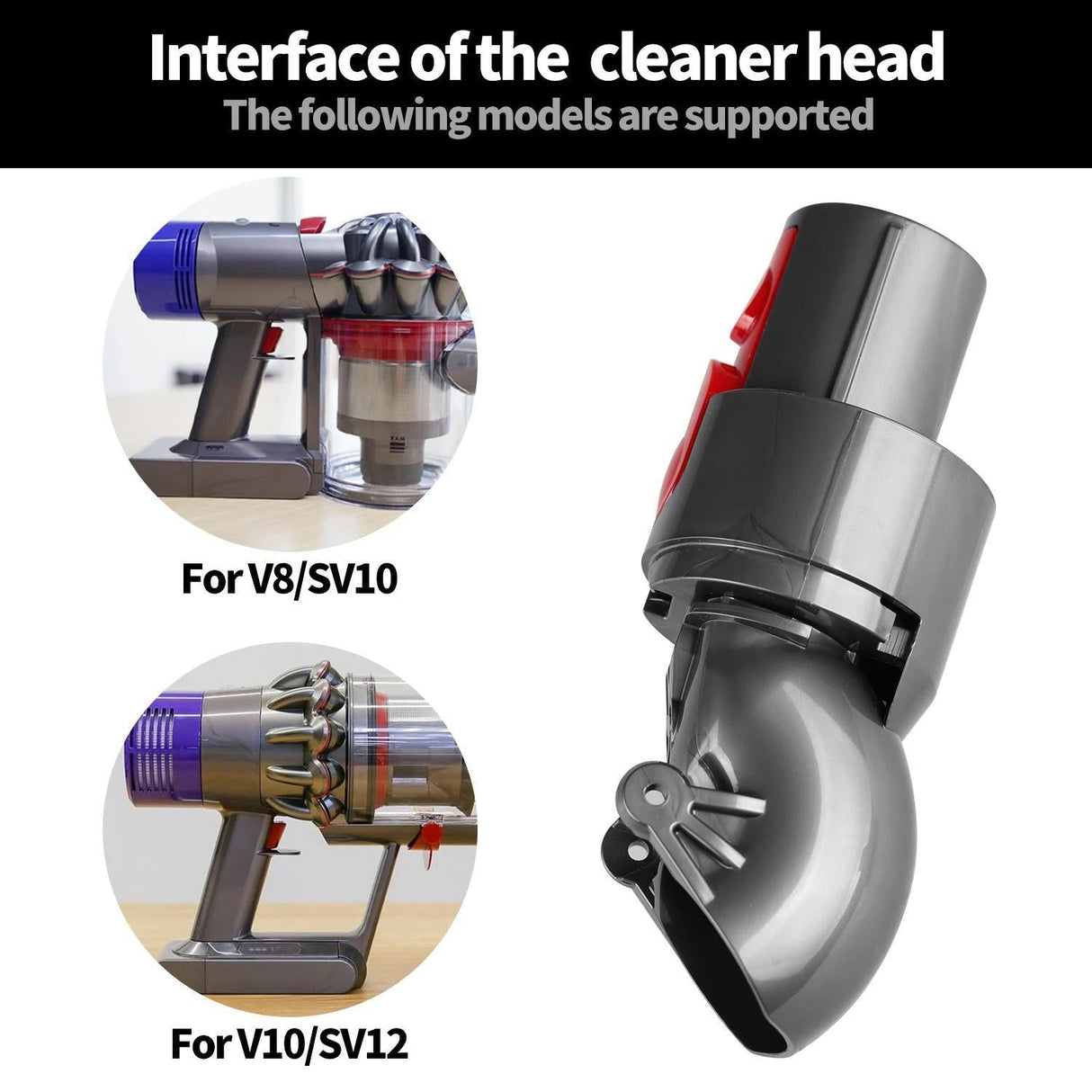 Vacuum Cleaner Repair Parts Suction Head Connector Power Interface - For Dyson V10 Slim / V12 Slim Direct Drive