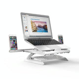 Foldable Notebook Stand for Monitor - Multifunctional Rack - Top-Down View