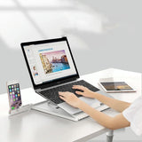 Foldable Notebook Stand for Monitor - Multifunctional Rack - 45-Degree Angle