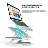 Foldable Notebook Stand for Monitor - Multifunctional Rack - Low Angle