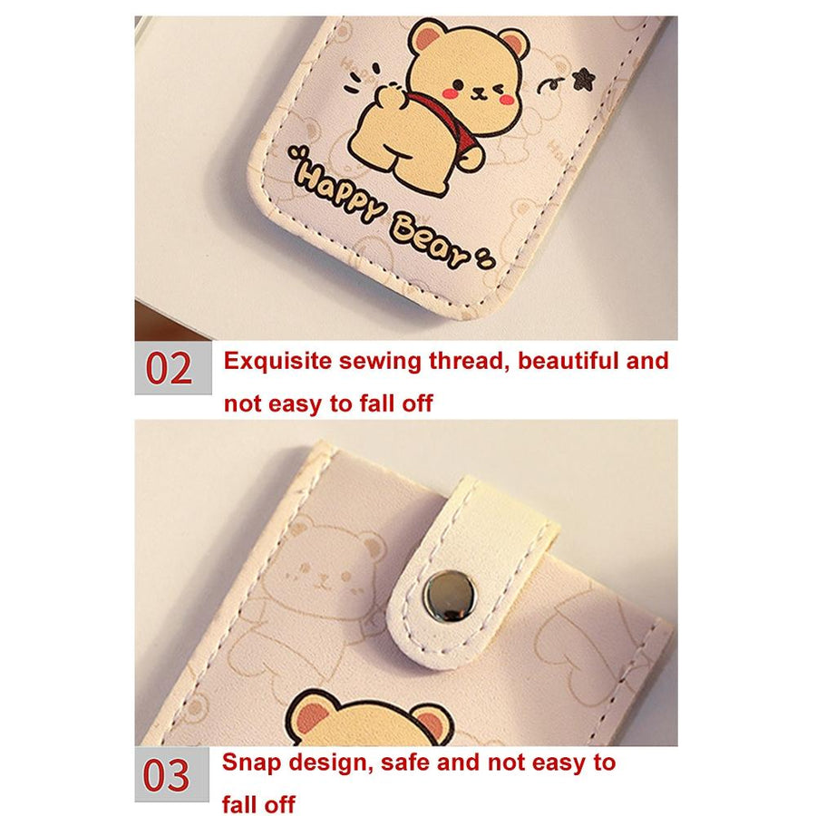 Large Capacity Pull Out Card Holder Pink - Pink