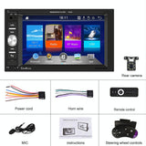 6.2 Inch Dual Spindle Hd Car Mp5 Player + 8 Light Camera - Side View