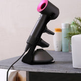 Free Standing Hair Dryer Stand Fits Dyson 003 Black - Top-Down View