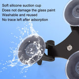 Universal Car Suction Cup Mount for Video Shooting and Phone Clip - 45-Degree Angle
