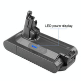 Replacement Battery for Dyson V10 Handheld Vacuum Accessories - 3500Mah - Top-Down View