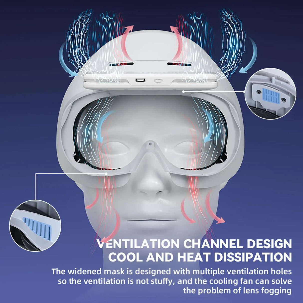 Comfortable Ice Silk Vr Face Cushion for Pico 4 Hibloks - 1Pc Ice Silk