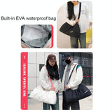 Swim Bag with Shoe Compartment - Beige Dry / Wet Separation - Blue - Extra Image