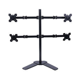Multi-screen Desktop Monitor Stand Base - Lifts and Organizes - Front View