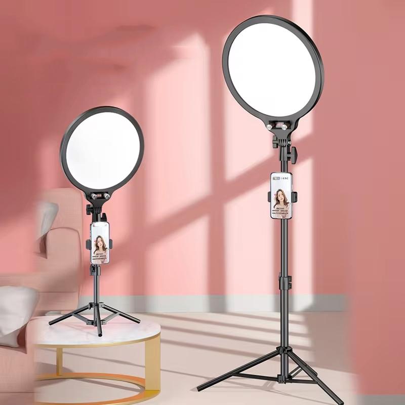 Full-screen 12.6 Selfie Ring Light Tripod Set - 210cm for Live Stream - 210Cm Bracket