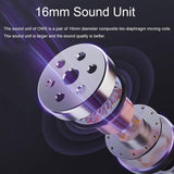 Wireless Bluetooth 5.2 Earphones with Noise Reduction Ear-mounted Design - Black Bag With Accessories
