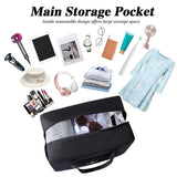 Foldable Travel Bag for Camping & Hiking - Large - Large Gray - 45-Degree Angle