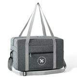 Foldable Travel Bag for Camping & Hiking - Large - Large Gray