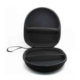 Round Zippered Headphone Storage Bag - Portable and Compact - Front View