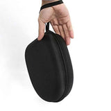 Round Zippered Headphone Storage Bag - Portable and Compact - Top-Down View
