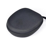 Round Zippered Headphone Storage Bag - Portable and Compact - Rear View