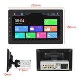 10.1 Inch Full Screen Car Mp5 Player With Wired Carplay - Standard + 8 Light Camera - Top-Down View