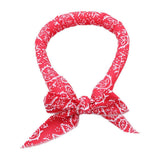 3 Piece Summer Cooling Bandana Neck Wraps For Women Men Kids And Pets Red Leaves - Front View