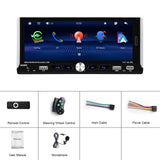 6.9 Inch Car Mp5 Player With Carplay Function & Backup Camera - Standard + Ahd Camera - Side View