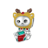 925 Sterling Silver Christmas Diy Bead Accessories - Front View