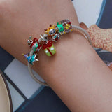 925 Sterling Silver Christmas Diy Bead Accessories - Close-Up Angle