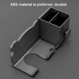 Wall Mounted Holder For Dyson Hair Dryer Bathroom Storage Rack Simple Black - Simple Gray - Rear View