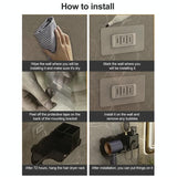 Wall Mounted Holder For Dyson Hair Dryer Bathroom Storage Rack Simple Black - Simple Gray - Extra Image