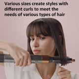 Gold 20mm Cylinder Comb for Dyson Airwrap - 55Mm  Cylinder Comb Rose Red - Close-Up Angle