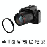 Dual-Camera Night Vision 64 Million Pixel High-Definition Wifi Digital Camera Standard & Fill Light - Standard+Macroscopic Mirror - Front View
