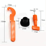 50-pack Tile Leveling Clips for Perfect Paving Alignment - 45-Degree Angle