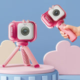 48Mp Dual Lens Kids Digital Camera With 2.4 Ips Screen And 32Gb Tf Card - Blue Fox - With 32G Tf Card Pink Bunny
