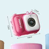 48Mp Dual Lens Kids Digital Camera With 2.4 Ips Screen And 32Gb Tf Card - Blue Fox - With 32G Tf Card Pink Bunny - Extra Image