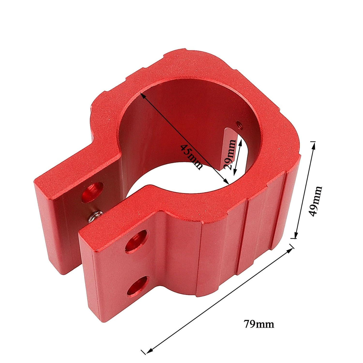 Black Folding Clamp for Electric Scooter - Zero 8x 10x 11x Dualtron Dt3 Thunder