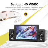 5 Inch Car Mp5 Inch Player With Bluetooth & Microphone - Standard + 12 Lights Camera - Top-Down View