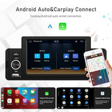 5 Inch Car Mp5 Inch Player With Bluetooth & Microphone - Standard + 12 Lights Camera - Extra Image