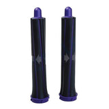 Long Barrel & Adapter Set for Dyson Hair Dryer - 1 Pair - 1Pc Long Barrel +1 Adapter Purple - Close-Up Angle