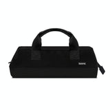 For Dyson Hair Dryer Curling Iron Accessories Organizer Bag - Black Handle - Front View