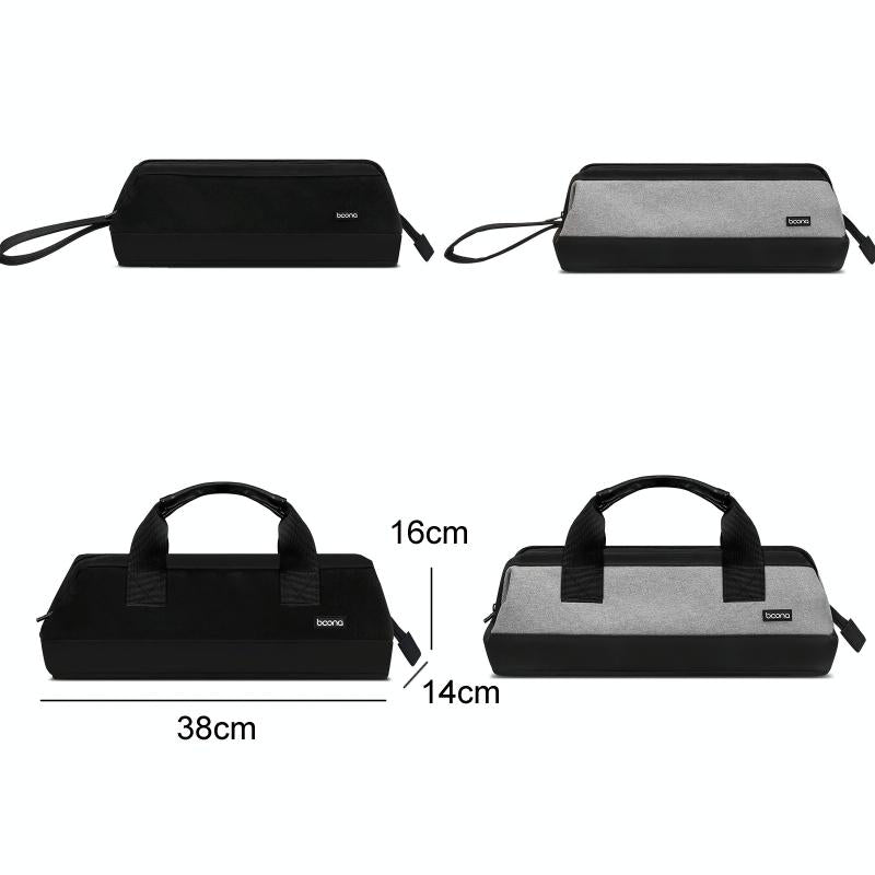 For Dyson Hair Dryer Curling Iron Accessories Organizer Bag - Black Handle
