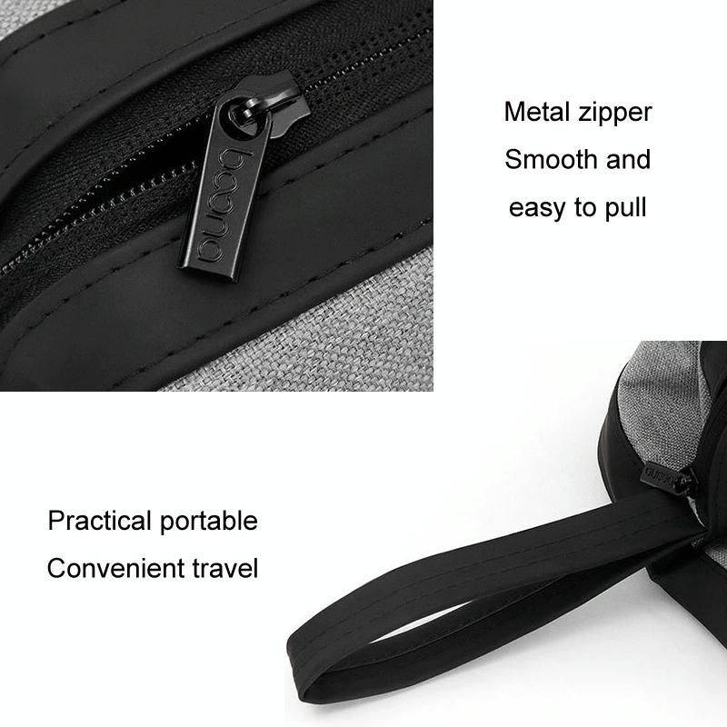 For Dyson Hair Dryer Curling Iron Accessories Organizer Bag - Black Handle