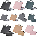 15.4 Inch Macbook Pro Protective Tote Bag - Pink - Side View